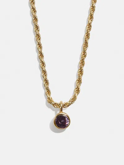 Baublebar 18k Gold Florence Birthstone Necklace