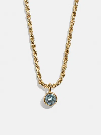 Baublebar 18k Gold Florence Birthstone Necklace
