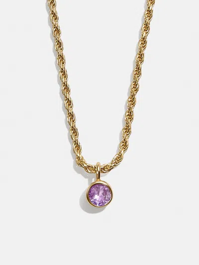 Baublebar 18k Gold Florence Birthstone Necklace