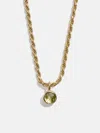 Baublebar 18k Gold Florence Birthstone Necklace In Gold