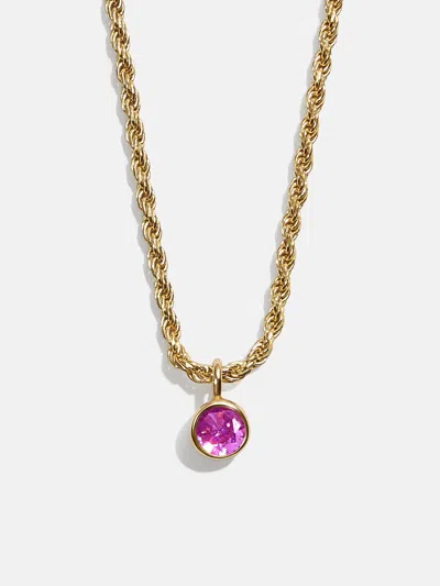Baublebar 18k Gold Florence Birthstone Necklace