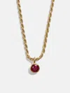 Baublebar 18k Gold Florence Birthstone Necklace In Gold
