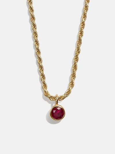 Baublebar 18k Gold Florence Birthstone Necklace
