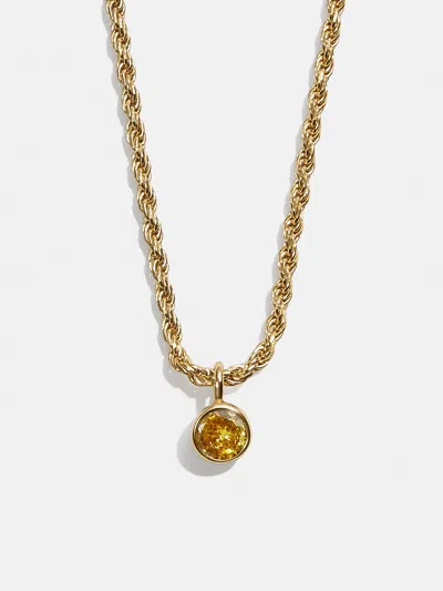 Baublebar 18k Gold Florence Birthstone Necklace