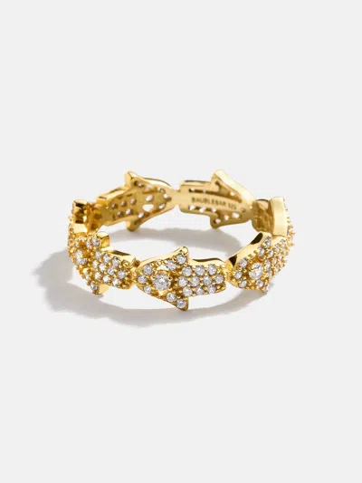 Baublebar 18k Gold Hamsa Pavé Ring