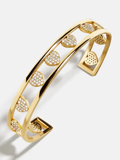 Baublebar 18k Gold Heart Cuff Bracelet
