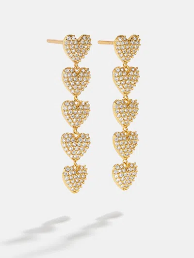 Baublebar 18k Gold Heart Drop Earrings