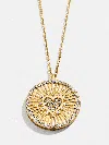 Baublebar 18k Gold Heart Reversible Pendant Necklace In Gold