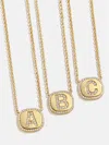 Baublebar 18k Gold Initial Pendant Necklace In Gold