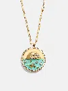 Baublebar 18k Gold Ocean Reversible Pendant Necklace In Gold