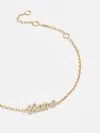 Baublebar 18k Gold Pavé Custom Nameplate Bracelet In Gold