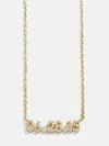 Baublebar 18k Gold Pavé Custom Number Necklace In Gold
