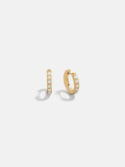 Baublebar 18k Gold Semi-precious Huggie Earrings
