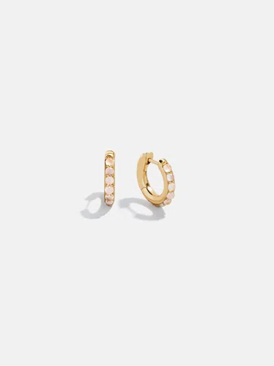 Baublebar 18k Gold Semi-precious Huggie Earrings
