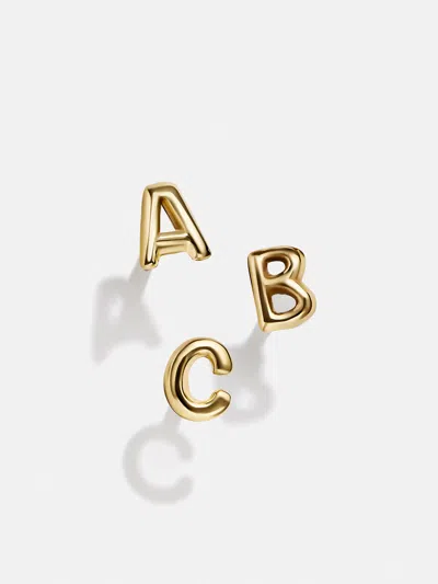 Baublebar 18k Gold Single Initial Earring