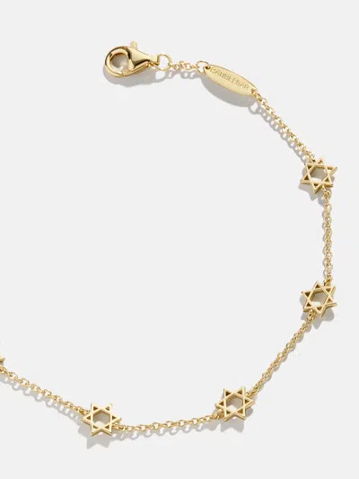 Baublebar 18k Gold Star Of David Bracelet