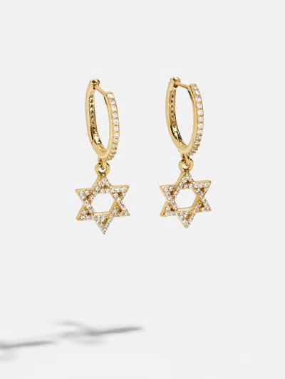 Baublebar 18k Gold Star Of David Earrings