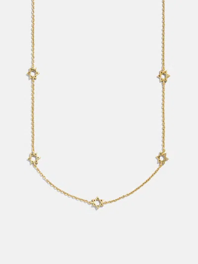 Baublebar 18k Gold Star Of David Necklace
