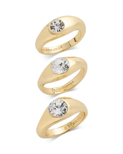 Baublebar Abigail Ring Stack, Set Of 3 In Gold
