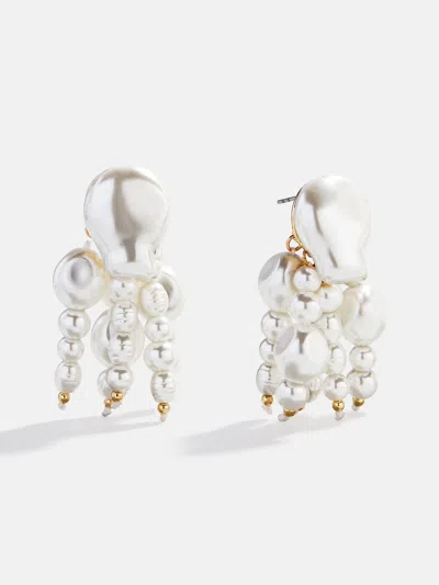 Baublebar Adeline Statement Pearl Earrings In Silver