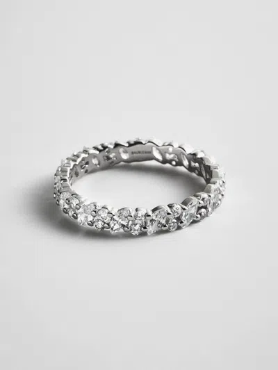 Baublebar Alexandra 14k Sterling Silver Crystal Ring In Purple