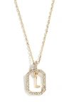 Baublebar Alicia Intial Pendant Necklace