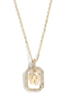 Baublebar Alicia Intial Pendant Necklace