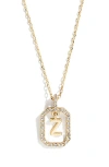 Baublebar Alicia Intial Pendant Necklace