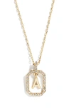 Baublebar Alicia Intial Pendant Necklace