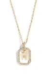 Baublebar Alicia Intial Pendant Necklace