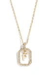 Baublebar Alicia Intial Pendant Necklace
