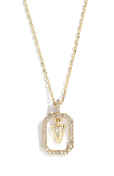Baublebar Alicia Intial Pendant Necklace