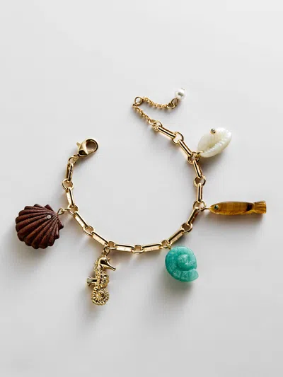Baublebar All At Sea Charm Bracelet In Multi