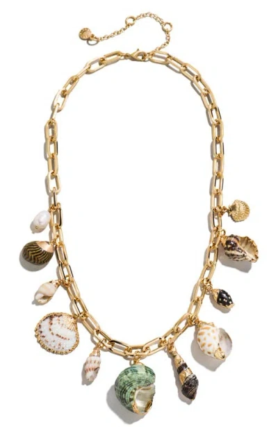 Baublebar All At Sea Charm Necklace In Gold