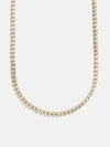 Baublebar Amalie Bezel Tennis Necklace In Gold