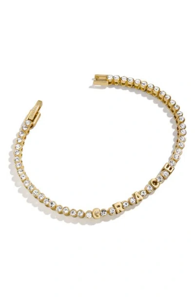 Baublebar Amalie Custom Tennis Bracelet In Gold
