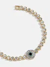 Baublebar Amalie Evil Eye Tennis Bracelet In Gold