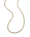 Baublebar Amanda Crystal Bezel Tennis Necklace, 17-20 In Gold