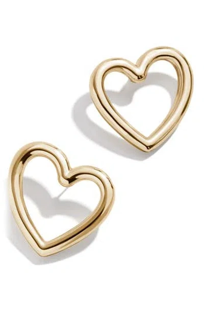 BAUBLEBAR BAUBLEBAR AMANDA HEART OUTLINE STUD EARRINGS