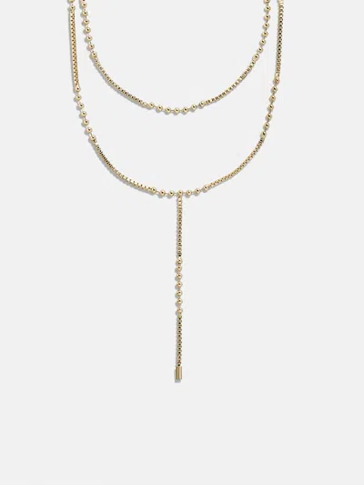 Baublebar Amaya Lariat Layered Necklace In Gold