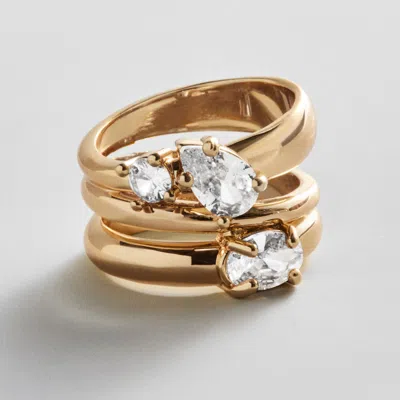 Baublebar Angela Gold Ring Set