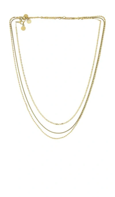 Baublebar Anita Water Resistant Necklace Set In Gold