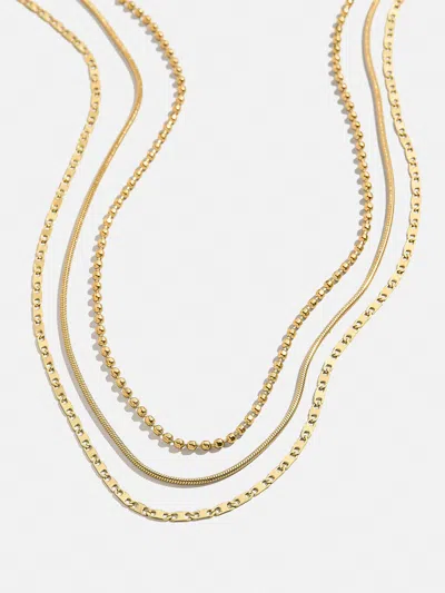 Baublebar Anita Waterproof Necklace Set In Gold