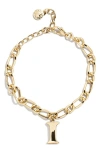 Baublebar Annika Initial Bracelet In Gold