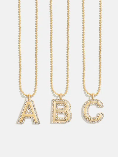 Baublebar Arianna Initial Necklace In Gold