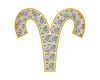 Baublebar Aries Mini Zodiac  Icon In Gold