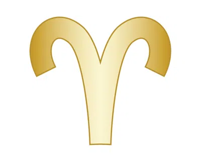 Baublebar Aries Mini Zodiac Icon In Gold