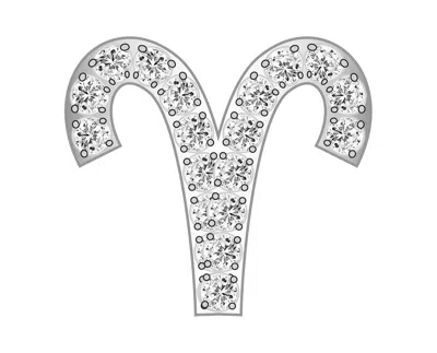 Baublebar Aries Mini Zodiac Icon In Metallic