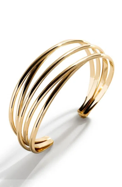 Baublebar Aziza Layered Cuff Bracelet In Gold