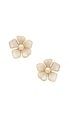 Baublebar Baby Bloomer Earrings In 白色